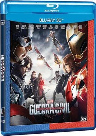Capitão América: Guerra Civil - Blu Ray 3D