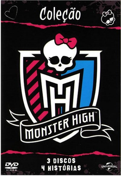 Coleção Monster High - 3 Discos, 4 Histórias - DVD