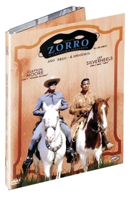 Coleção Zorro: O Cavaleiro Solitario - Ano 1950 - 6  Episodios - DVD