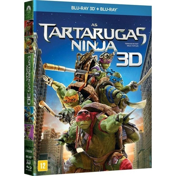 Tartarugas Ninjas - Blu Ray 3D