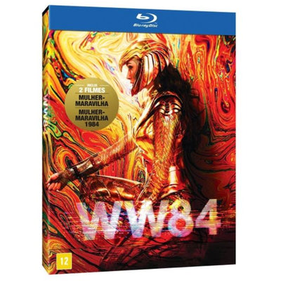 Steelbook Mulher Maravilha 1984 Inclui 2 filmes - Blu-ray