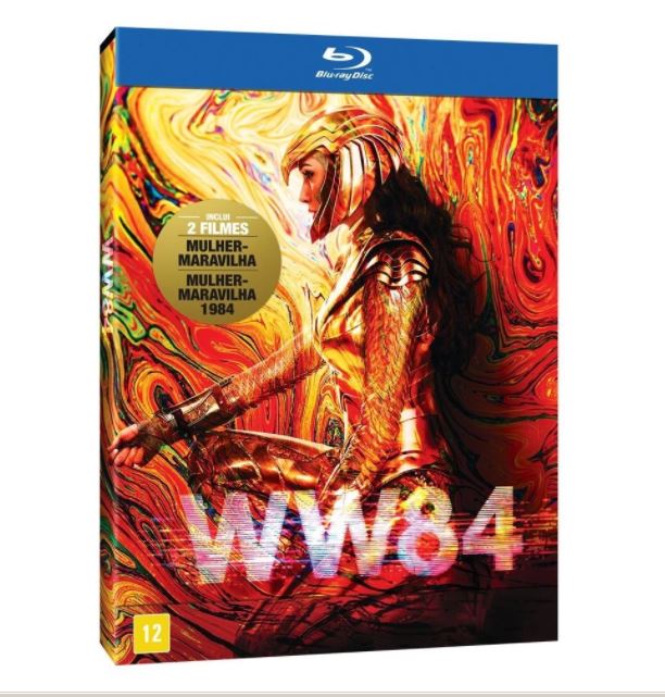 Steelbook Mulher Maravilha 1984 Inclui 2 filmes - Blu-ray