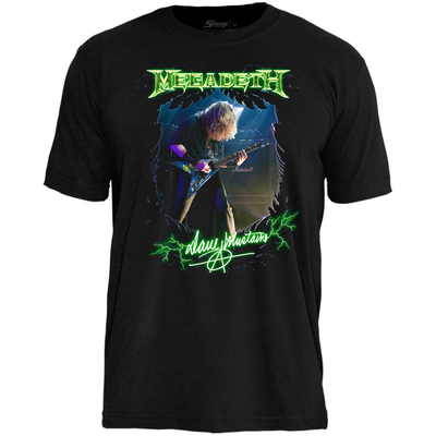 Camiseta Megadeth Dave Mustaine - verso