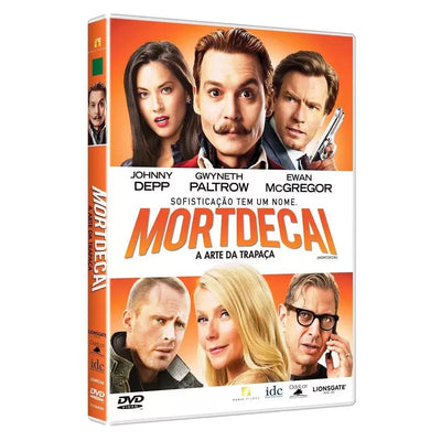 Mortdecai - A Arte Da Trapaça Dvd - verso