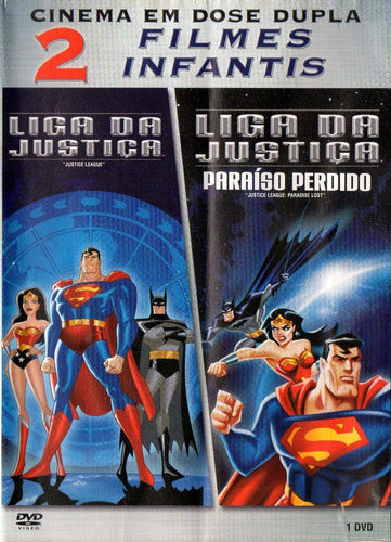 LIGA DA JUSTIÇA + LIGA DA JUSTIÇA PARAISO PERDIDO -  DVD