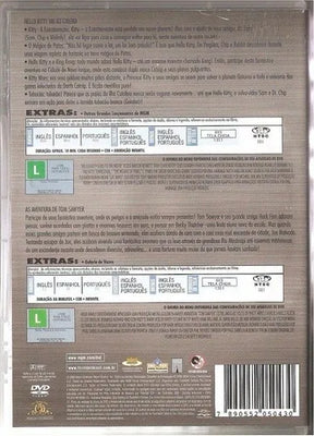 As Aventuras De Tom Sawyer+ Hello Kitty Vai A Cinema - DVD - verso