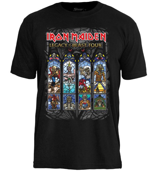 Camiseta Iron Maiden Legacy Of The Beast Tour