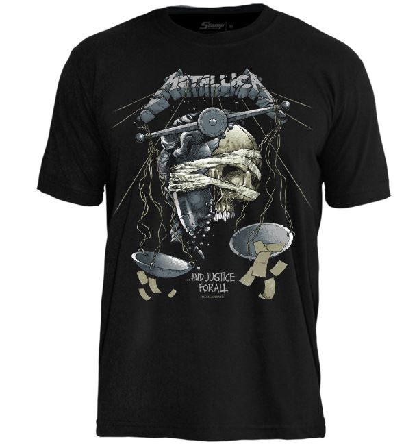 Camiseta Metallica Justice Luke