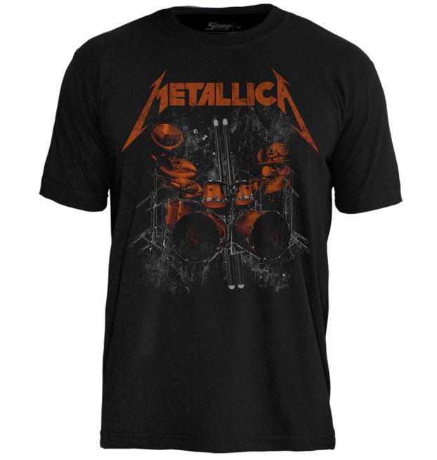 Camiseta Metallica Lars Drums