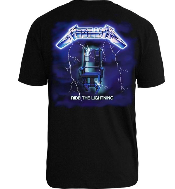 Camiseta PC Metallica Ride The Lightning