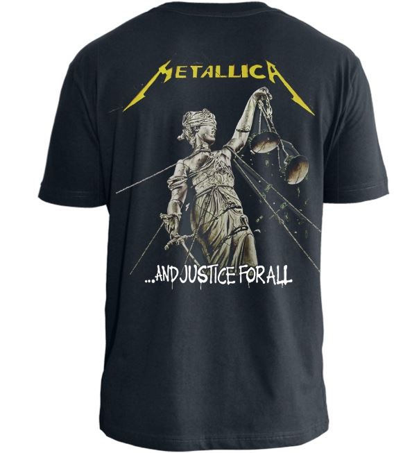 Camiseta PC Metallica And Justice For All