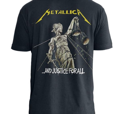 Camiseta PC Metallica And Justice For All - verso