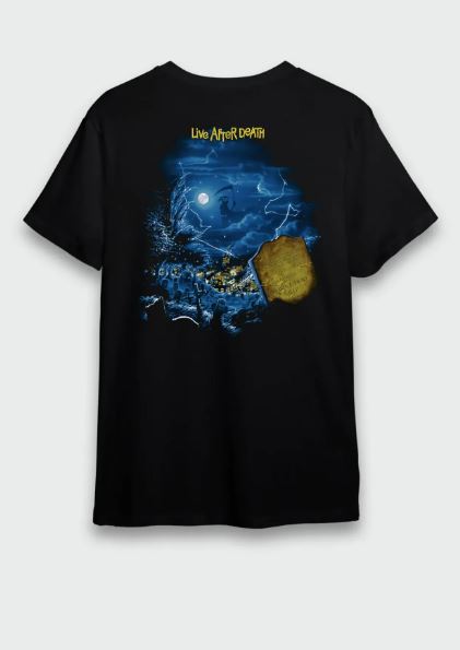 Camiseta Iron Maiden Live After Death