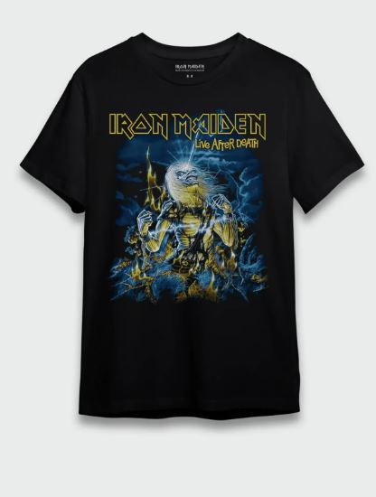 Camiseta Iron Maiden Live After Death