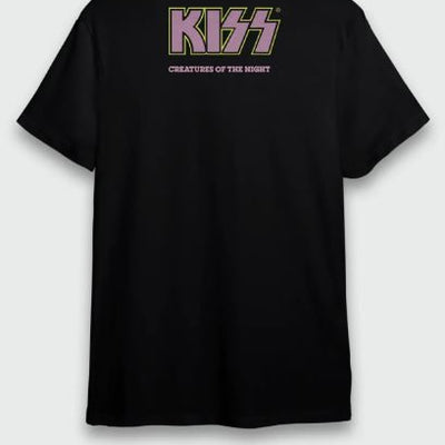 Camiseta Kiss - Creatures of the Night - verso