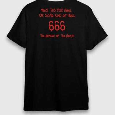 Camiseta Iron Maiden The Number of The Beast - verso