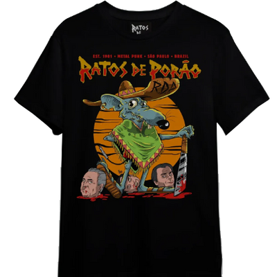 Camiseta Ratos de Porão Mexicano