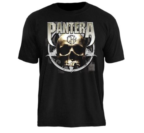Camiseta Pantera Metal Skull
