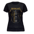 Baby Look Metallica Hetfield Iron Cross Guitar 1