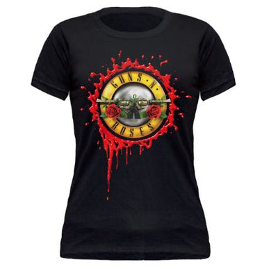 Baby Look Guns N' Roses GN' R Bloody Bullet
