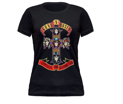 Baby Look Guns N' Roses Appetite For Destruction