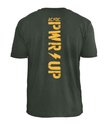 Camiseta AC/DC Power Up - VERDE - verso