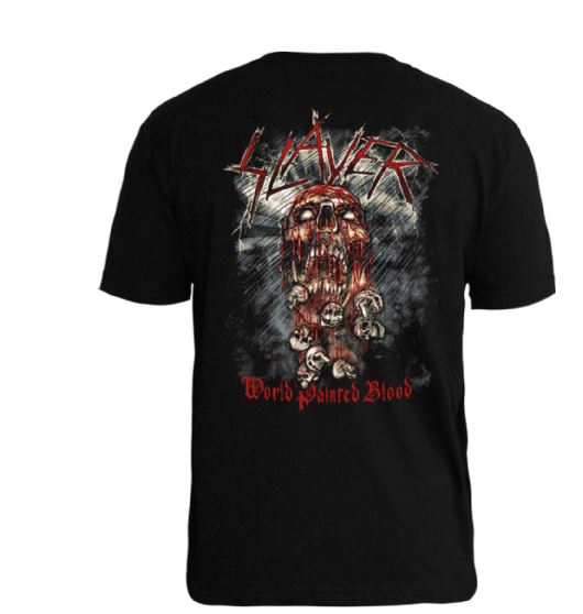 Camiseta PC Slayer World Painted Blood
