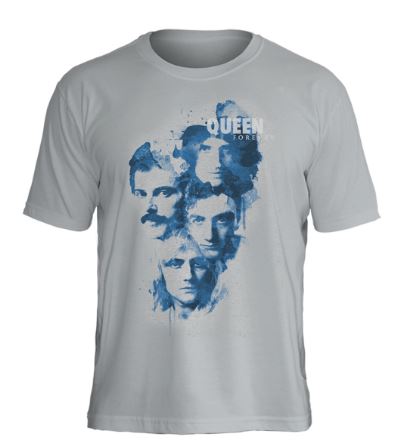 Camiseta Queen Photo - Watercolor Paint