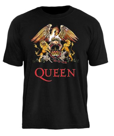 Camiseta Queen Classic Crest