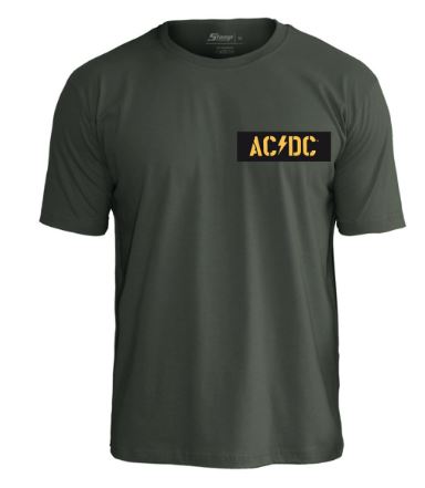 Camiseta AC/DC Power Up - VERDE