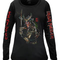 Camiseta Feminina Manga Longa Iron Maiden Senjutsu Album 1