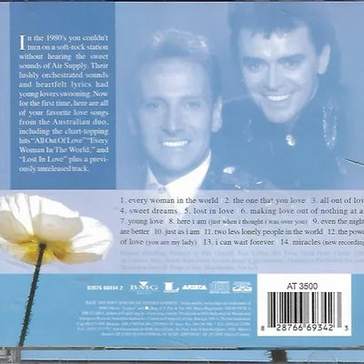 Air Supply ‎- Love Songs CD - verso
