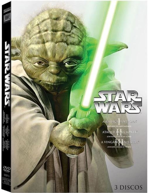 Star Wars: A Ameaça Fantasma, Ataque dos Clones, A Vingança dos Sith - DVD