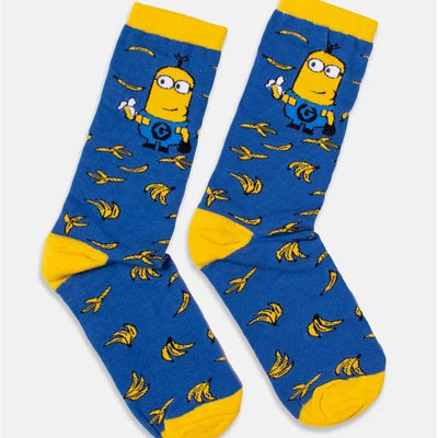 Meia Cano Alto Minions Banana - BandUP!