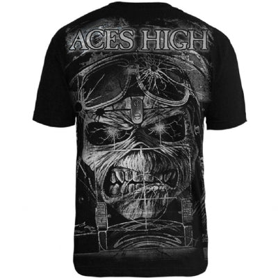 Camiseta Premium Iron Maiden Aces High - verso