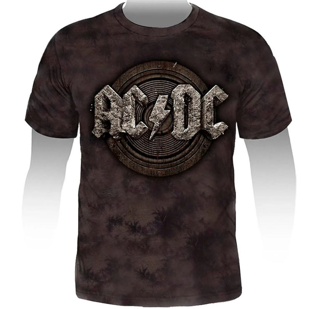 Camiseta Stamp Especial ACDC Rock or Bust