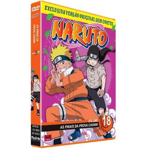 Naruto -  As Finais Da Prova Chunin - VOL 18 - DVD