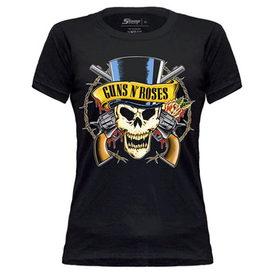 Baby Look Guns N' Roses Top Hat