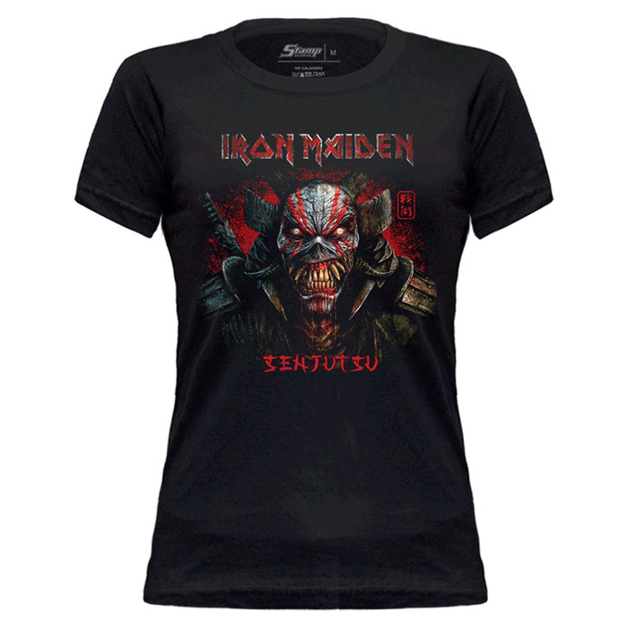 Baby Look Iron Maiden Senjutsu Back Cover Death Snake