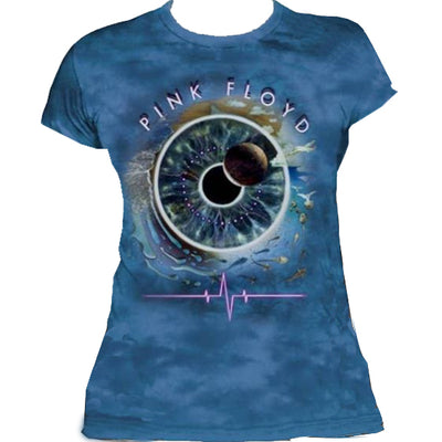 Baby Look  Stamp Pink Floyd Pulse Azul Estonada