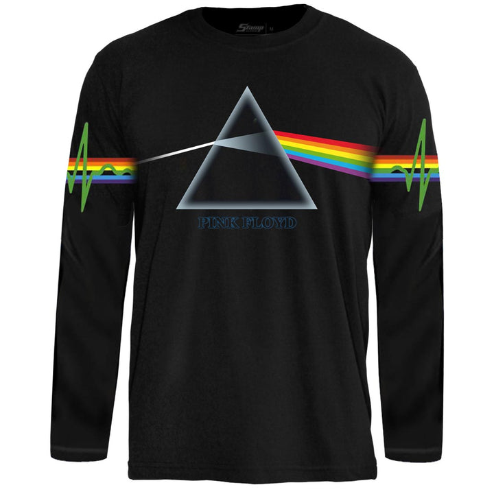 Camiseta Manga Longa Pink Floyd Dark Side Prism