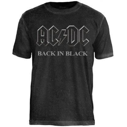 Camiseta Especial AC/DC Back In Black