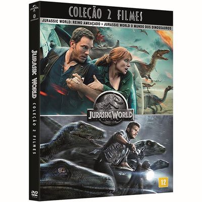 Jurassic World: Reino Ameaçado + O Mundo Dos Dinossauros - Coleção 2 Filmes - DVD