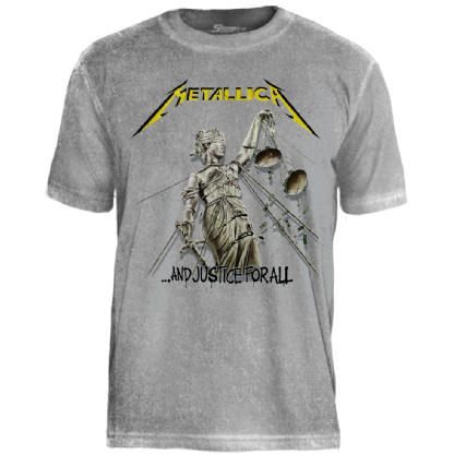 Camiseta Especial Metallica And Justice For All