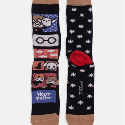 Meia Cano Alto Harry Potter Chibi - BandUP!