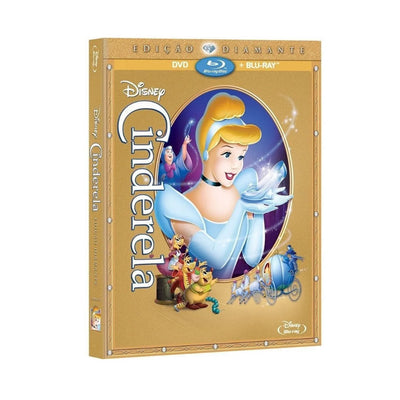 Cinderela Edição Diamante Duplo Enluvado - Blu Ray + DVD