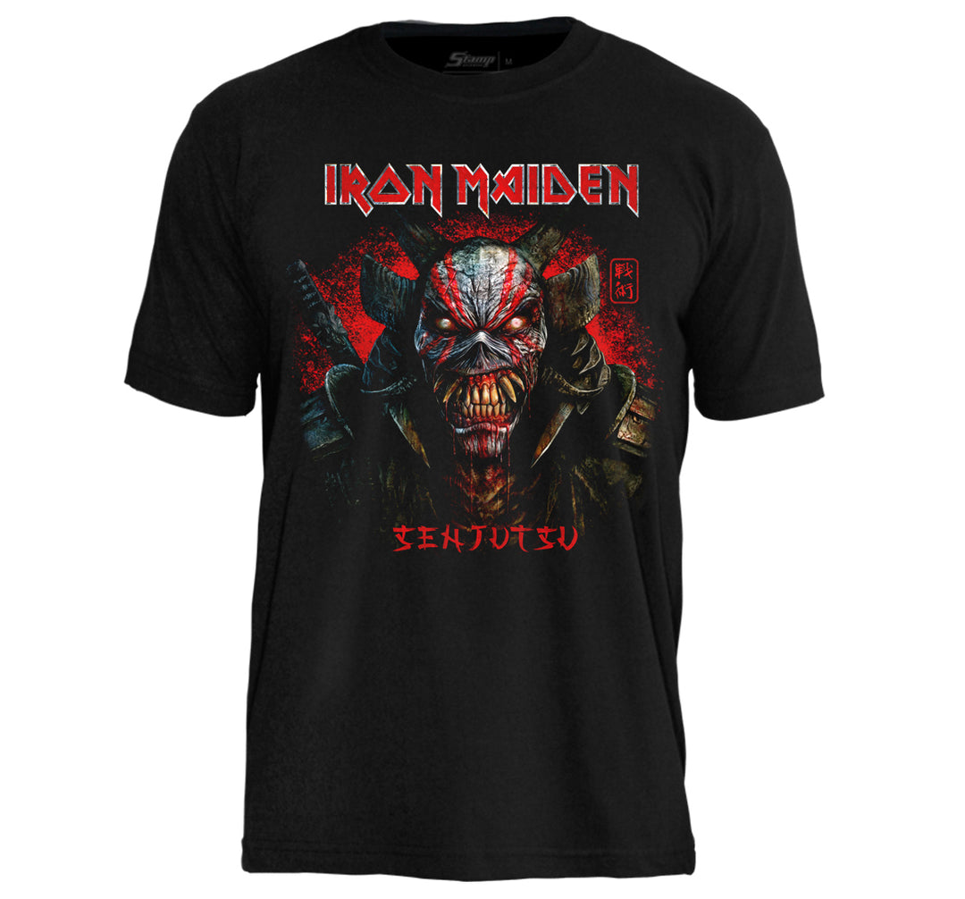 Camiseta Iron Maiden Senjutsu Back Cover Death Snake