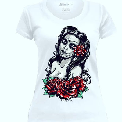 BABY LOOK STAMP CATRINA ROSA