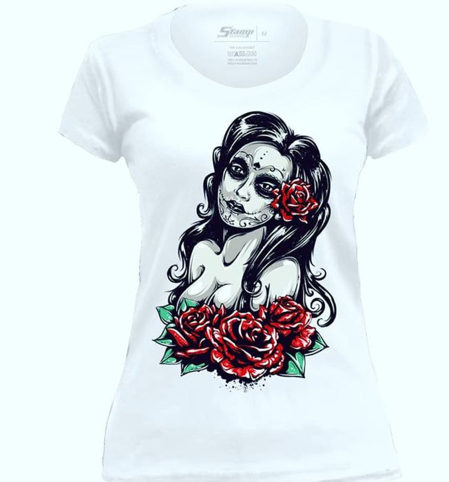 BABY LOOK STAMP CATRINA ROSA