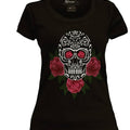 BABY LOOK STAMP RED ROSES 1